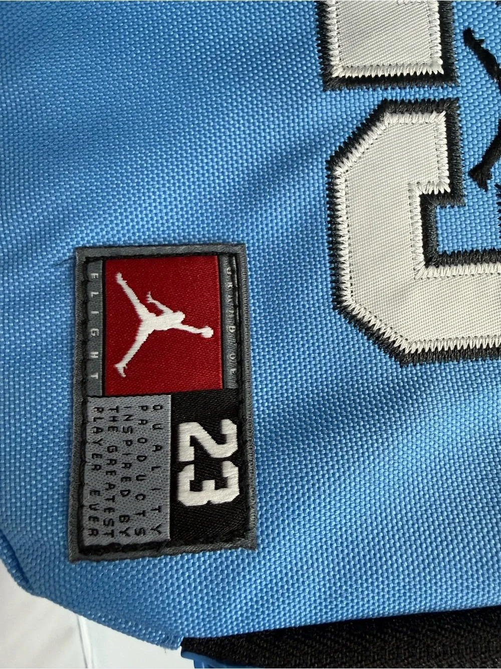 Jordan 23 Blue Toiletry Bag with Contrast Trim